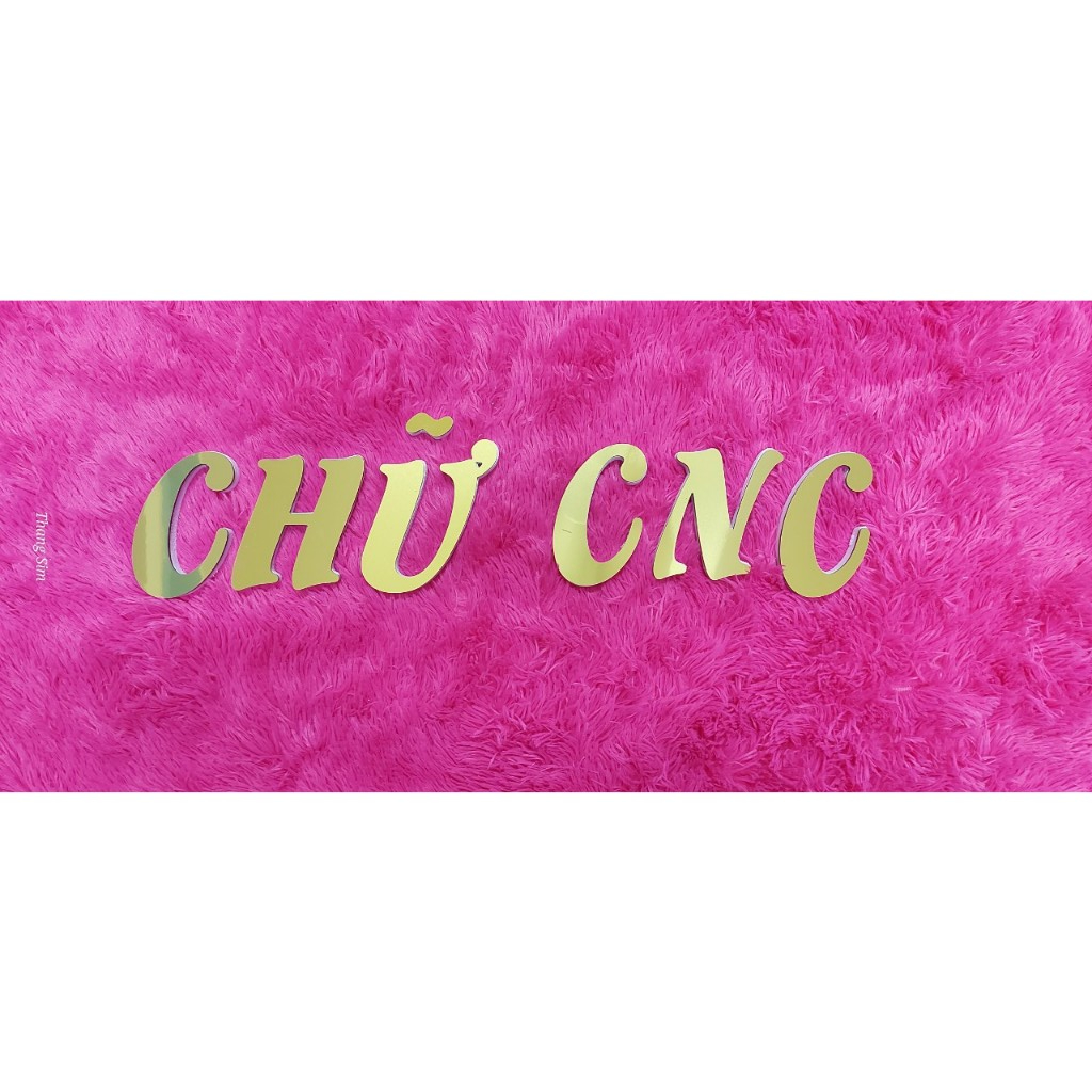 Chữ Vàng Gương nghiêng cách điệu cao 10cm dày 3mm dán tường, dán biển quảng cáo, dán biển số xe ô tô