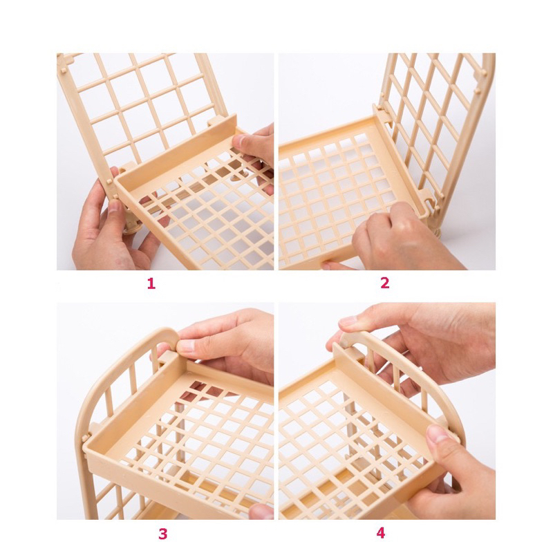 Kệ Nhựa Mini 2 Tầng - Giá để đồ 2 tầng mini