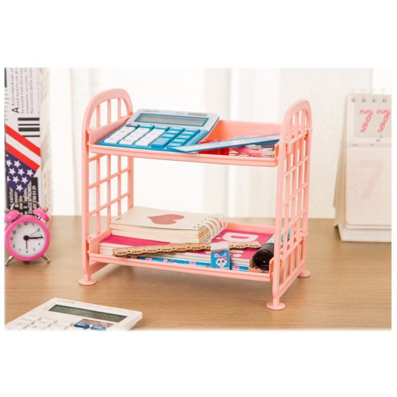 Kệ Nhựa Mini 2 Tầng - Giá để đồ 2 tầng mini