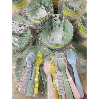 Bộ 18 thìa cho bé KALAS nhựa PP an toàn IKEA