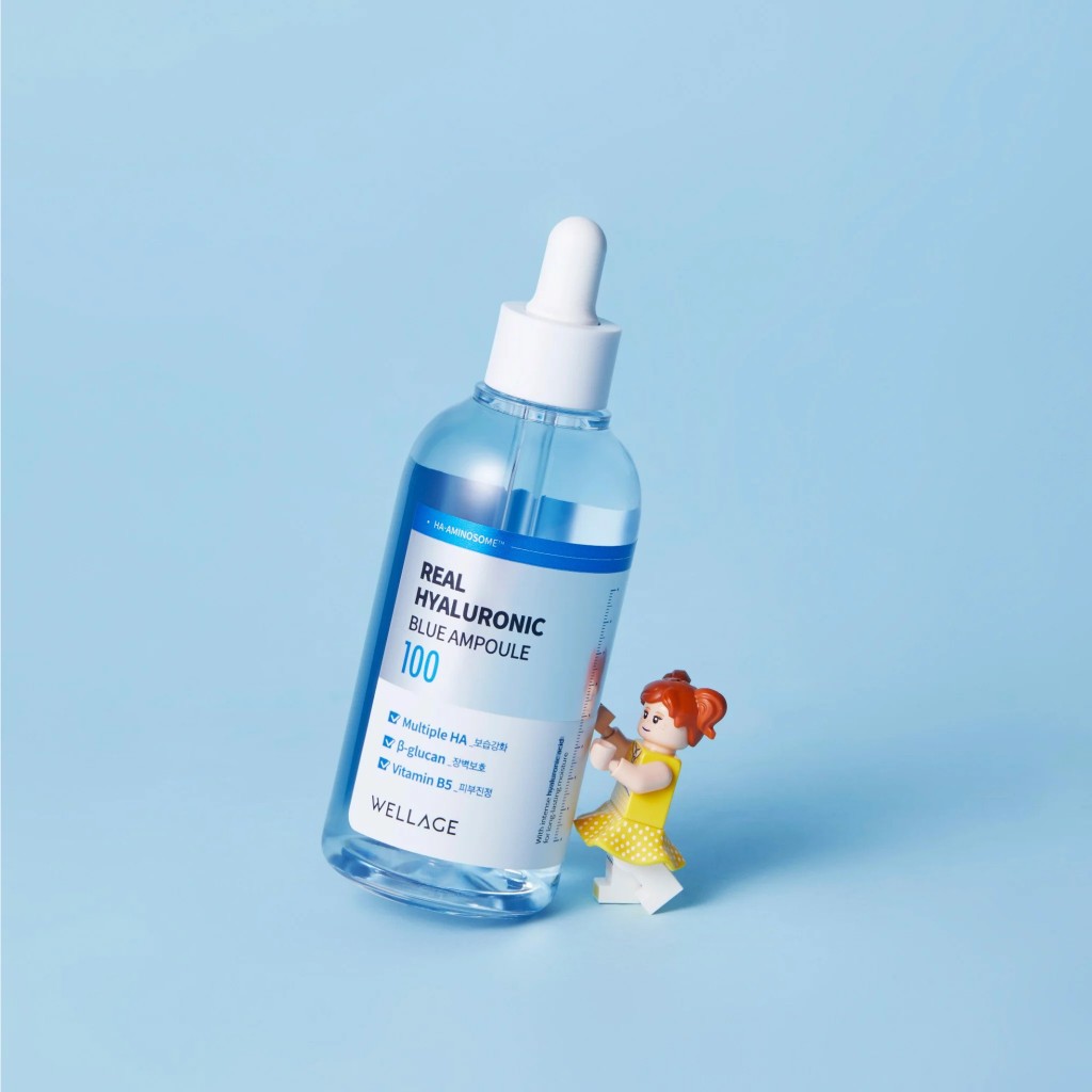 Ảnh Tinh chất dưỡng da Wellage Real Hyaluronic Blue Ampoule 100 75ml 3