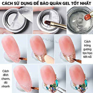 gel thuỷ tinh  annies , gel nặn  ANNIES - chuyên vẽ nổi , chà tráng gương chính hãng 20gam