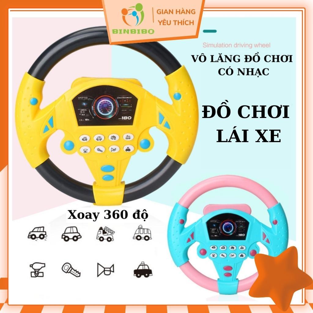 Vô lăng đồ chơi lái Xe Hơi Cho Bé Kèm âm thanh vui nhộn