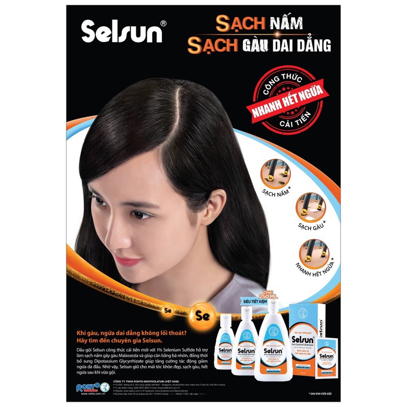 Dầu gội chống gàu Selsun 50ml - 100ml