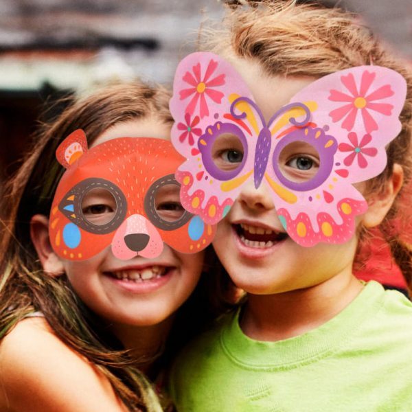Đồ Chơi Stem Mặt Nạ Giấy Hình Động Vật Mideer 3D Animal Paper Masks Mideer