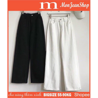 Quần Ống Suông Kaki Nữ Bigsize Chất Kaki Mềm Mại Xịn Đẹp Lưng Cao, Quần Nữ Size Đại Ms106