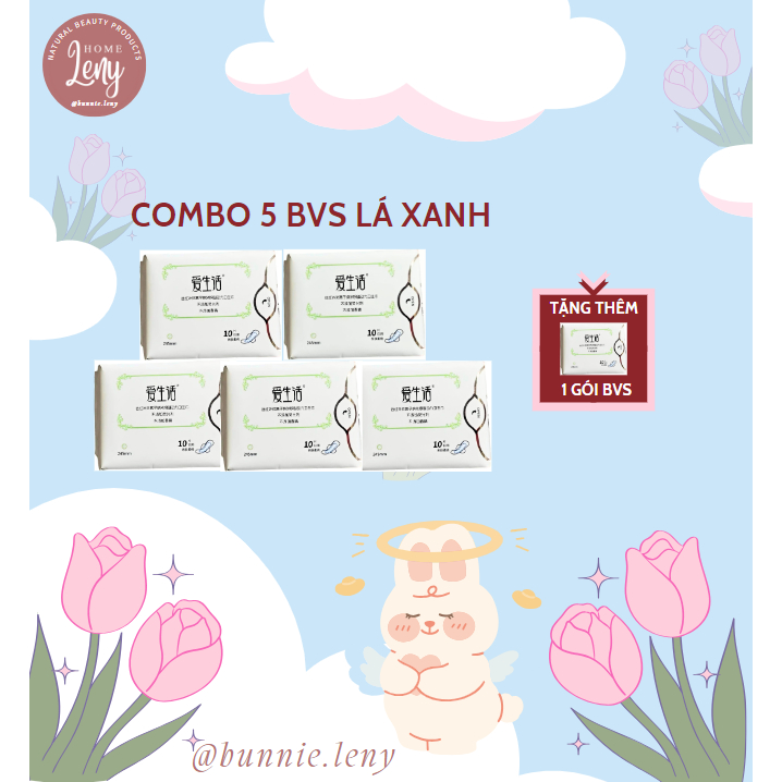 [MUA 5 TẶNG 1] [Greenleaf Suting] Băng Vệ Sinh Lá Xanh - ILIFE Nội Địa - (Ban Ngày)