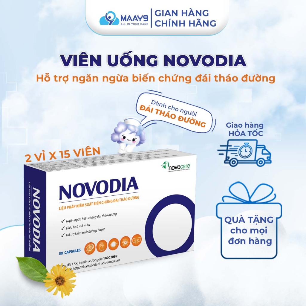 Novocare Novodia phòng ngừa đái tháo đường, biến chứng dái tháo đường ...