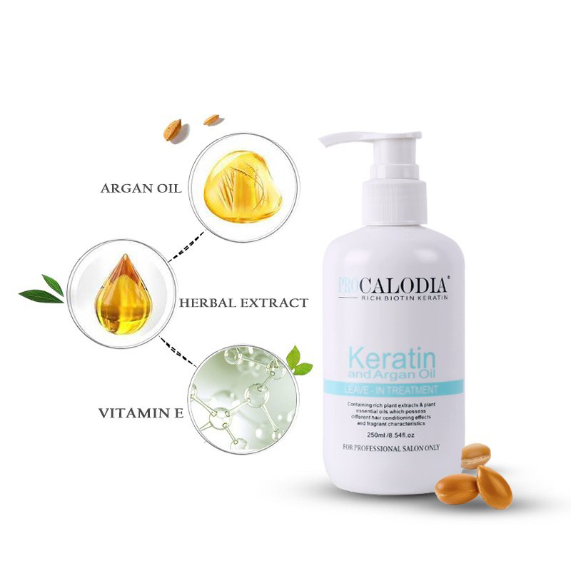 Kem Xả Khô Dưỡng Tóc Phục Hồi Tóc Hư Tổn Calodia Keratin 250ml - Hình ảnh thực tế