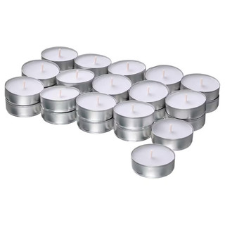 Vỉ 30 viên nến thơm dạng viên thiên nhiên IKEA 3.5 giờ