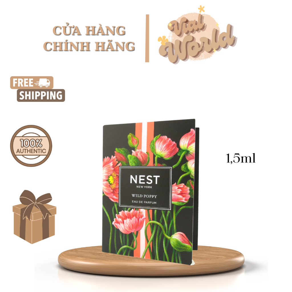 [100 AUTH] Mẫu Thử Nước Hoa Nest New York Wild Poppy EDP Shopee Việt Nam