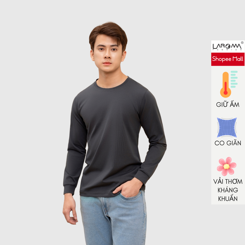 Áo Giữ Nhiệt Nam Cổ Thấp LAROMA | Giữ Ấm – Siêu Co Dãn – Vải Thơm – Kháng Khuẩn