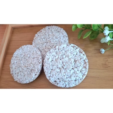 Bánh bỏng gạo lứt dành cho người ăn kiêng, thực dưỡng, ăn chay - Không đường, muối (18 lát/túi)