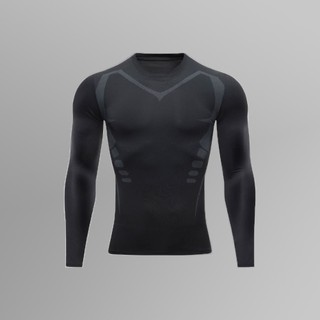 [XẢ HÀNG] Áo giữ nhiệt dài tay nam thu đông tập Gym, thể hình, chạy bộ, thể thao nam họa tiết khỏe khoắn phong cách