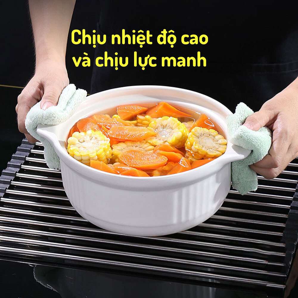Giá Inox Gác Bồn Rửa Chén Úp Bát Đĩa Tiện Lợi, Giá Đựng Hoa Quả, Rửa Rau Đa Năng