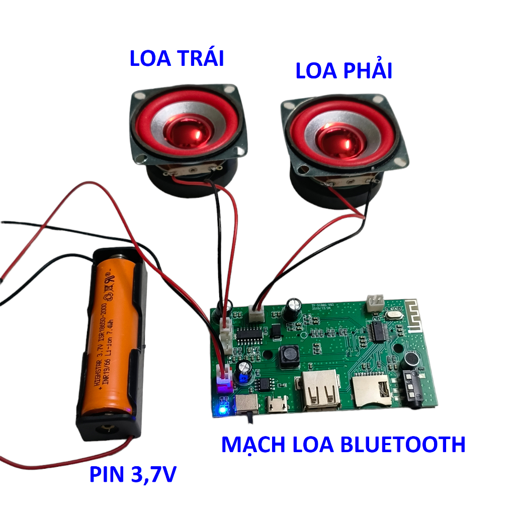 Thành phần và cấu tạo của Mạch Loa Mini