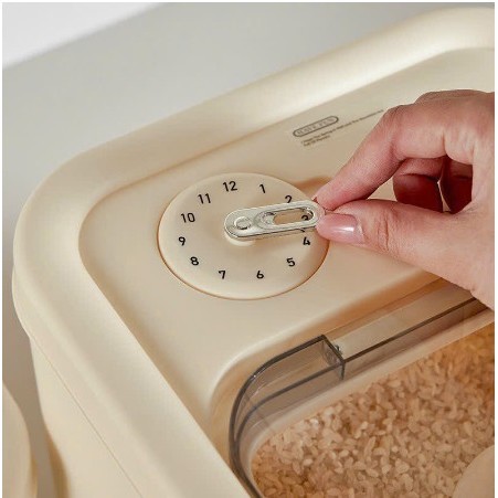 THÙNG GẠO THÔNG MINH NẮP LẬT MẪU MỚI CHỐNG CÔN TRÙNG ẨM MỐC CHỨA 20KG GẠO