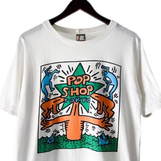 Áo Phông Hè Cổ Tròn Họa Tiết POP SHOP Cá Tính, Chất Liệu Cotton Khô Mềm Mịn Thấm Hút Mồ Hôi Tốt