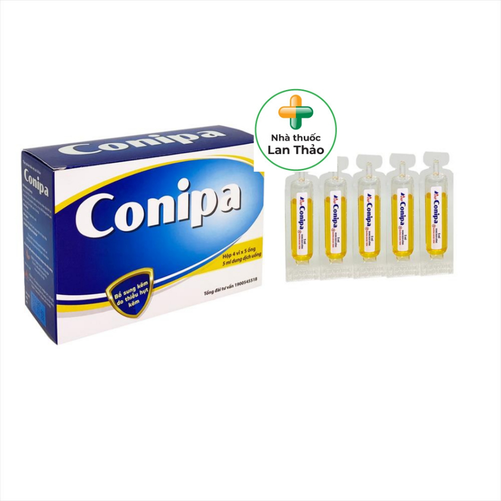 SIRO CONIPA HỘP 20 ỐNG GIÚP BỔ SUNG KẼM TĂNG CƯỜNG HẤP THU | Shopee ...