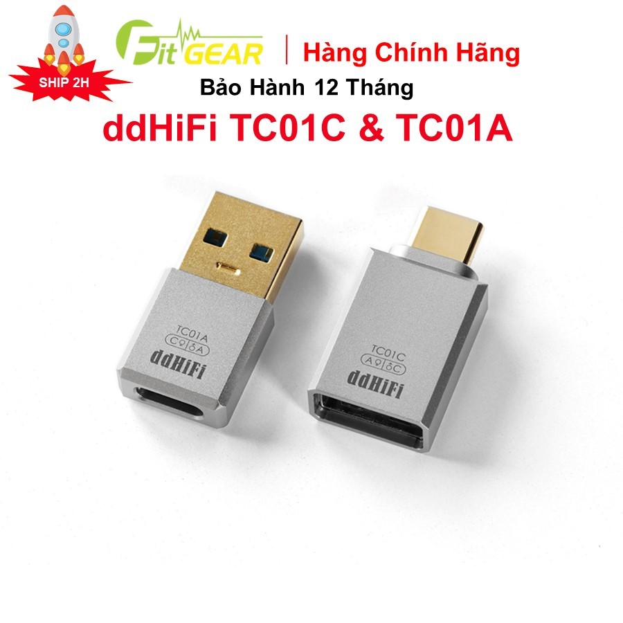 Đầu chuyển USB A sang USB C ddHiFi TC01 Chính Hãng | Shopee Việt Nam