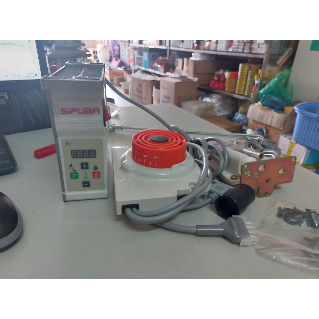 Mô Tơ Liền Trục Máy Vắt Sổ 747F, 757 – Motor Tiết Kiệm Điện Chính Hãng, Chạy Êm, Bền Bỉ, Phụ Kiện Ngành May