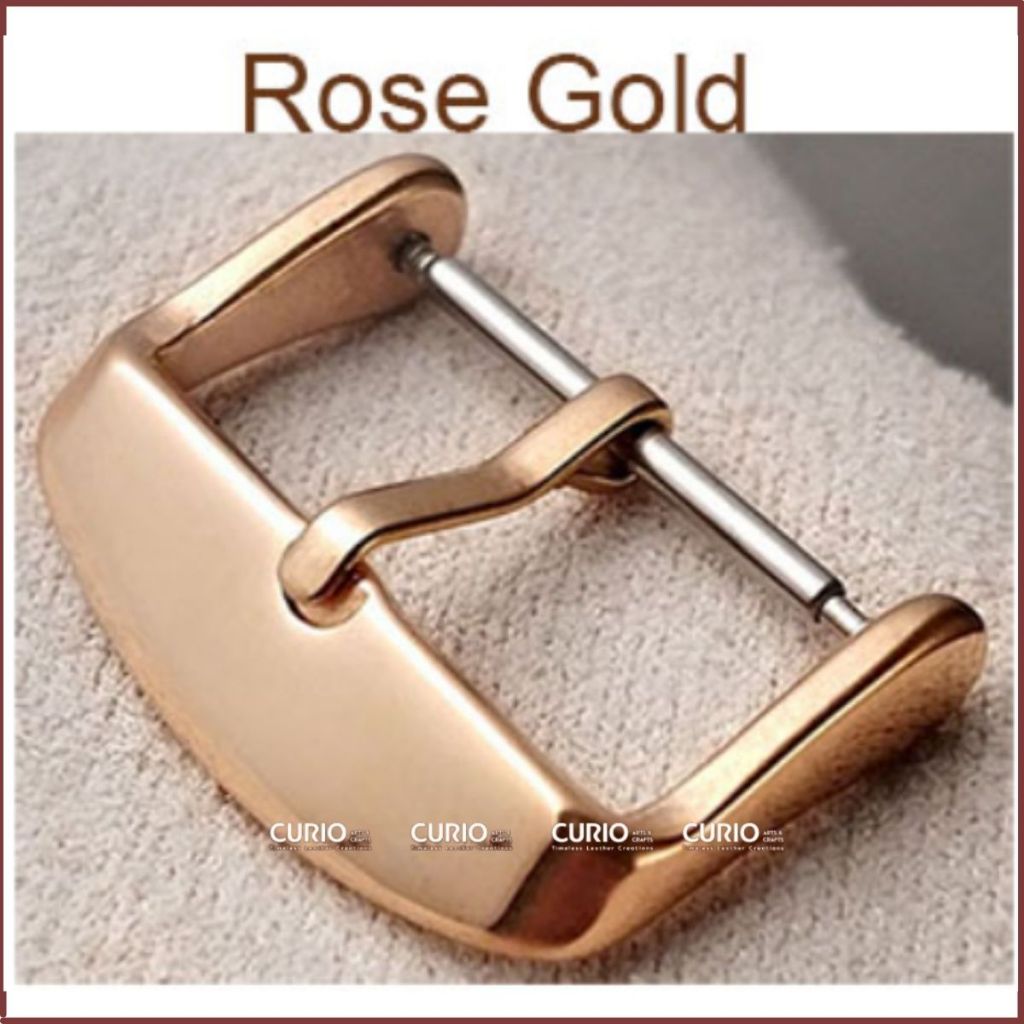(Phụ Kiện Đồng Hồ) Khóa Gài Dây Đồng Hồ Thép Không Gỉ Size 12mm 14mm 16mm 18mm 20mm 22 mm – CURIO LEATHER