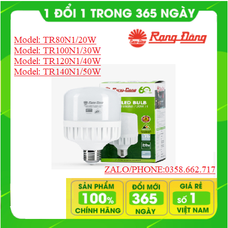 Bóng Led buld trụ 30W 40W 50W rạng đông | Shopee Việt Nam