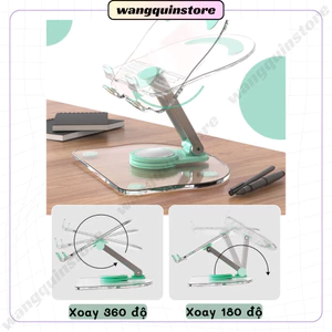 Kệ giá đỡ Ipad + điện thoại Xoay 360 mica