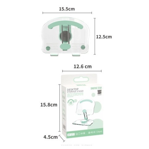 Kệ giá đỡ Ipad + điện thoại Xoay 360 mica