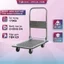 Xe đẩy hàng 4 bánh 170kg gấp gọn cao cấp Advindeq HT-170 nhập khẩu bánh xe cao su chống ồn khóa chốt