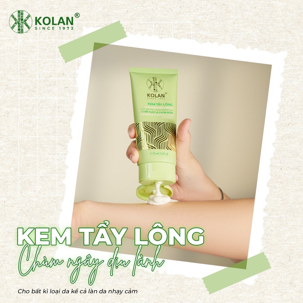 Combo Kem Tẩy Lông 70ml + Gel Dịu Da 30ml Chiết xuất chùm ngây lành tính + Sữa rửa mặt 100ml