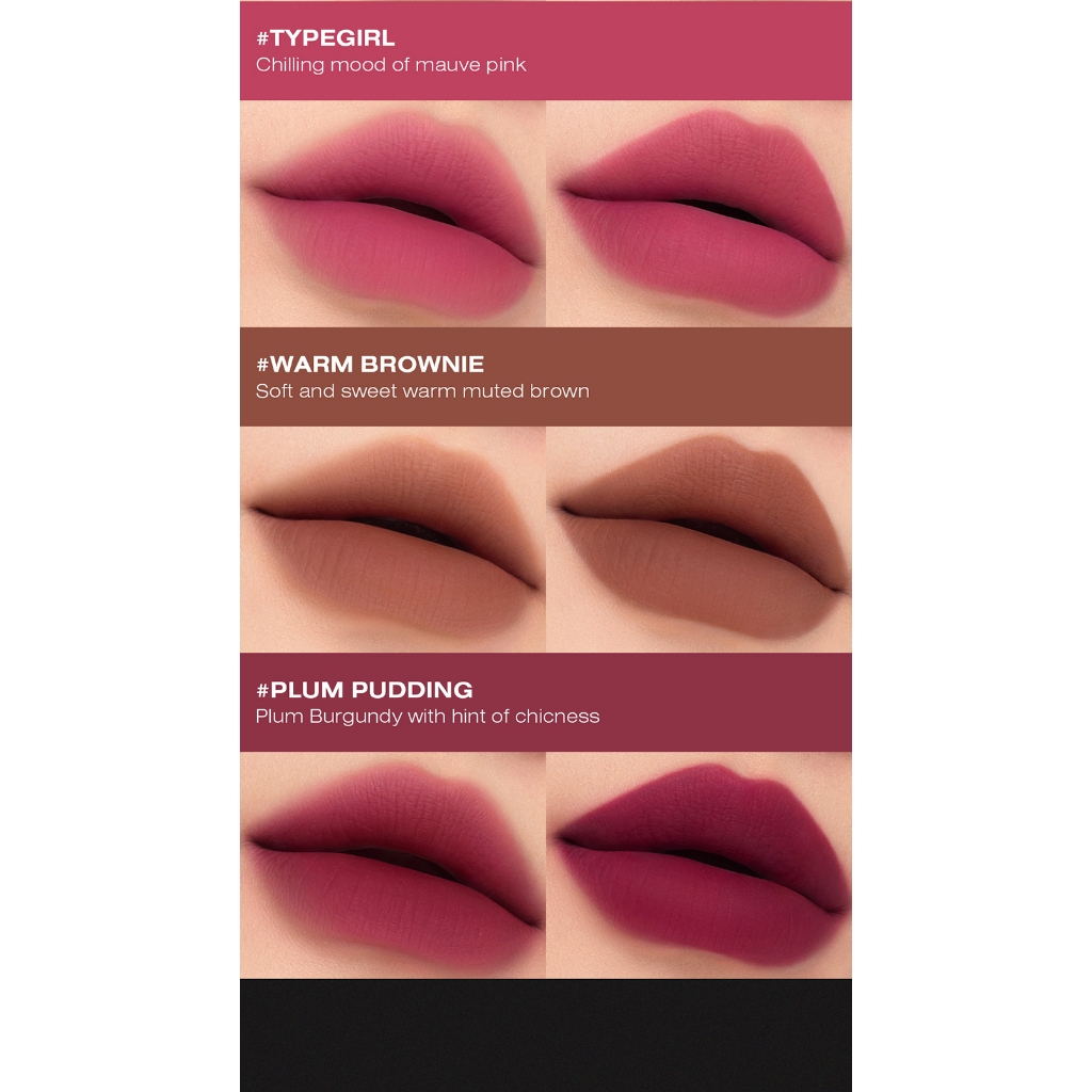 Son Kem Lỳ 3CE Hazy Lip Clay 4g