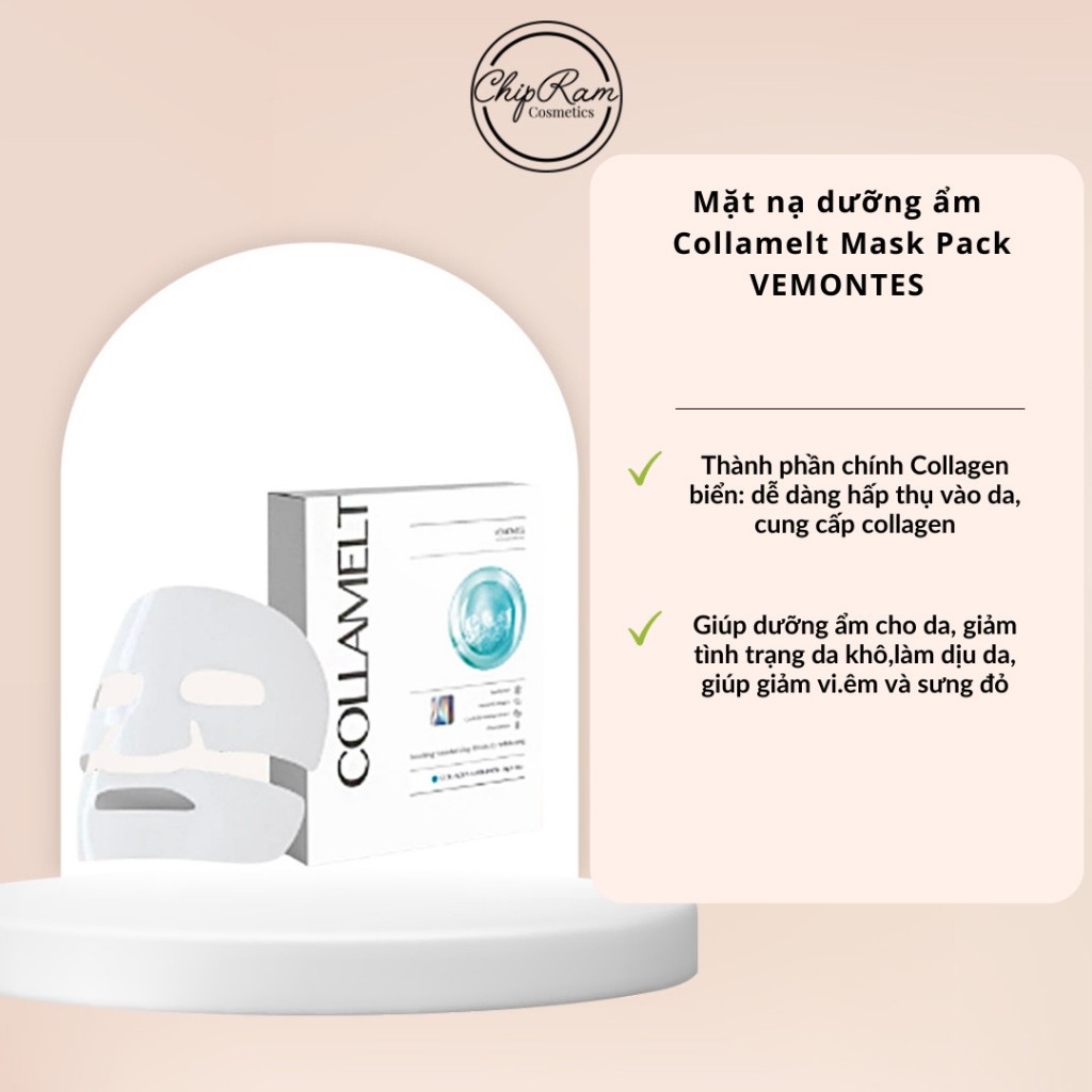 Mặt nạ dưỡng ẩm Collamelt Mask Pack VEMONTES | Shopee Việt Nam