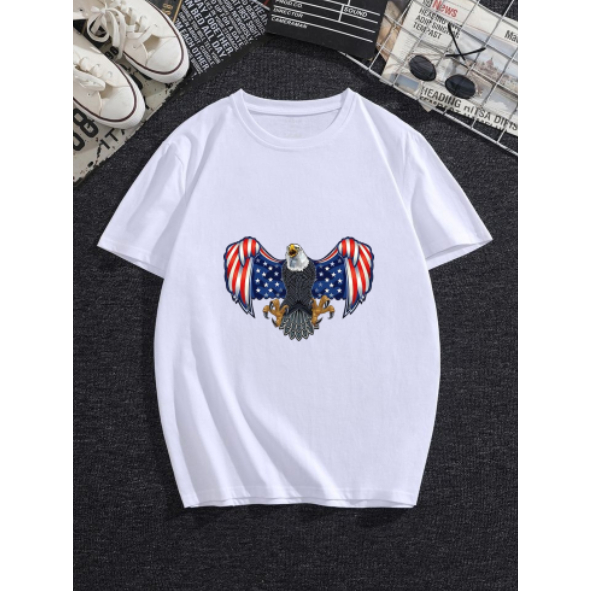 HÌNH vẽ ĐẠI BÀNG/EAGLE- ỦI TRỰC TIẾP lên áo tại nhà bằng bàn là bàn ủi
