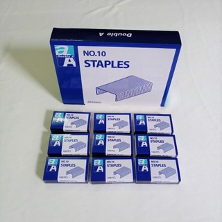 [Combo 5 Hộp] Kim Bấm Số 10 Double A Chính Hãng – Kim Bấm Văn Phòng Chắc Chắn, Bền Đẹp