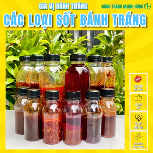 Tổng hợp các loại sốt ăn bánh tráng Mạnh Hùng