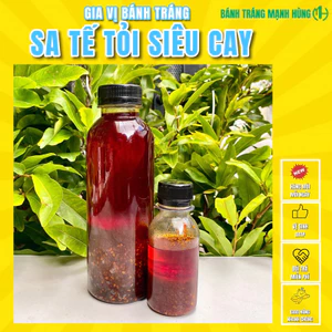 ỚT SA TẾ TỎI SIÊU CAY 100g / 500g - Bánh tráng Mạnh Hùng