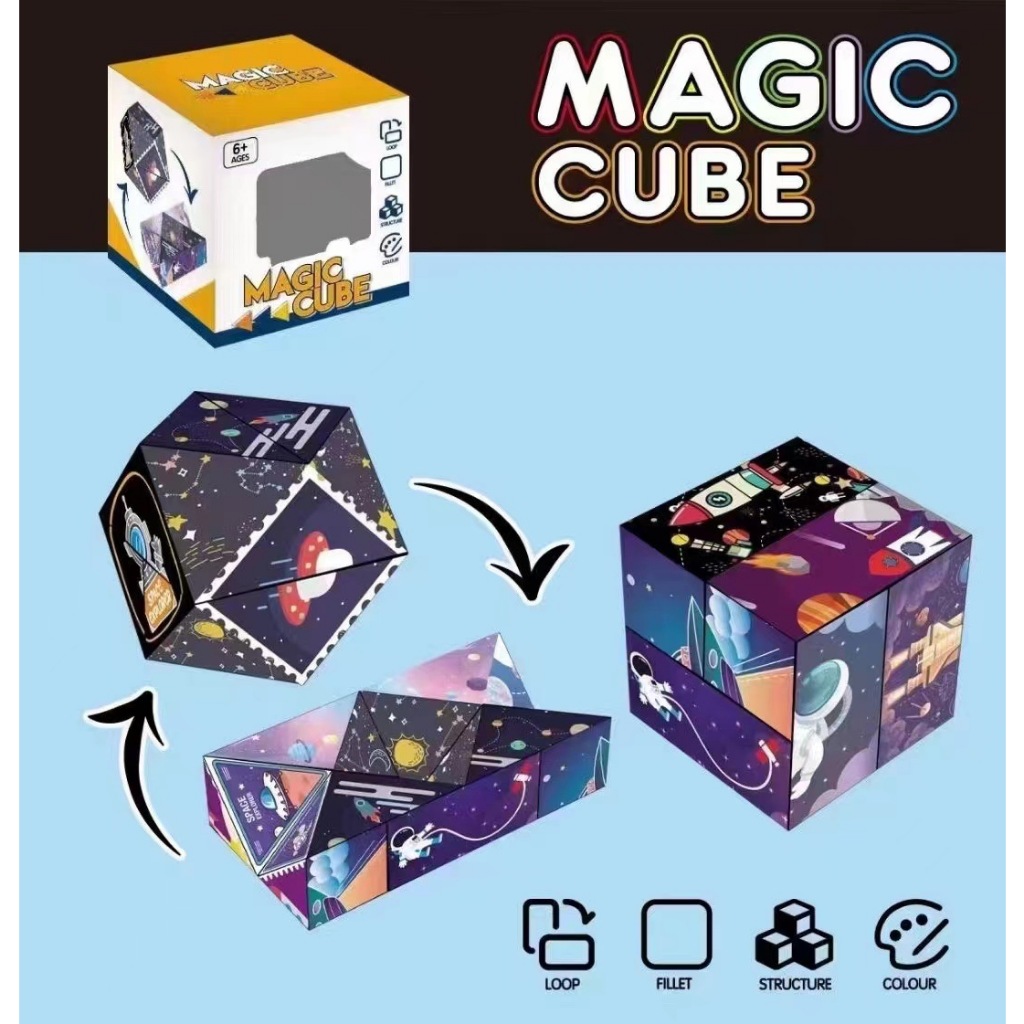 Set 11 Cubi Magici Vdealen - 2x2 3x3 4x4 Piramide Megaminx - Speed Cube Per Bambini E Adulti