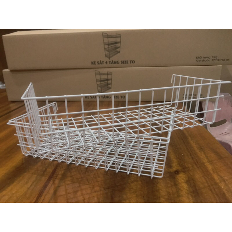 Rổ treo khung lưới, rổ treo phụ kiện, khung sắt (KT40X20X10cm) | Shopee ...