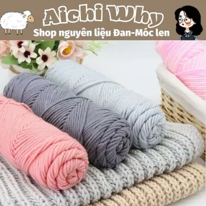 Len Cotton Love dùng đan khăn,áo 100g/1c nhiều màu