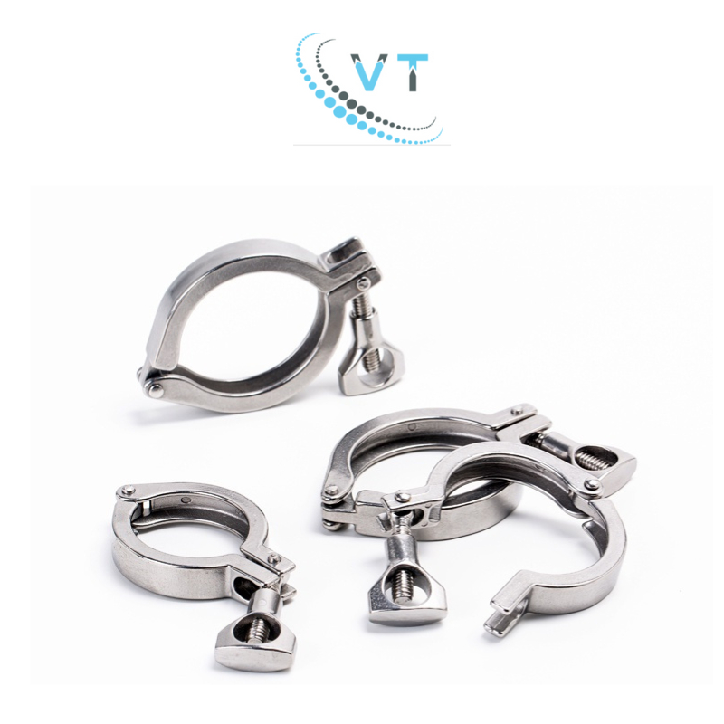 CÙM CLAMP INOX VI SINH 21/27/34/42/49/60/76/90/114 Chất Lượng Cao
