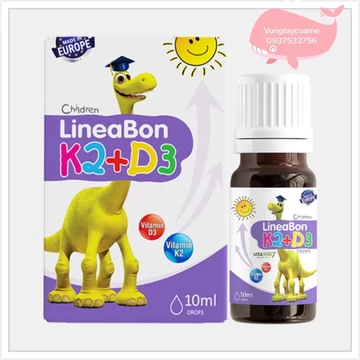 [KÈM QUÀ TẶNG] LineaBon Vitamin K2 D3 bổ sung K2 và D3 giúp tăng hấp thu canxi - Trẻ cao lớn khỏe mạnh