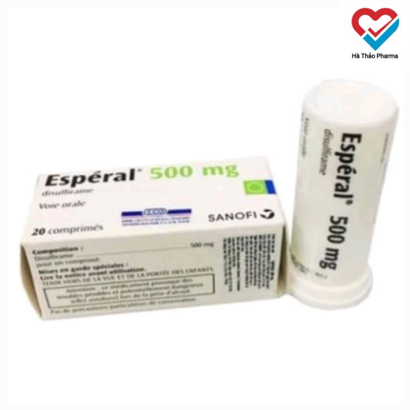 viên uống cai rượu bia Esperal (hộp 20v) | Shopee Việt Nam