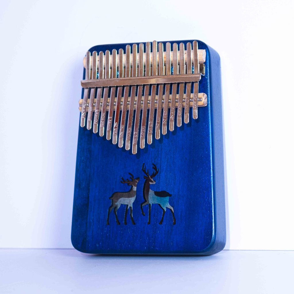 Đàn Kalimba Cặp Tuần Lộc Xanh - Tặng Full Phụ Kiện - Giáo Trình Tự Học