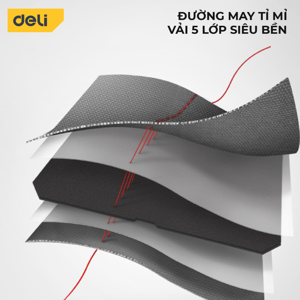 Product image Túi Đựng Đồ Nghề Dụng Cụ Sửa Chữa Deli Tools Chất Liệu Vải Oxford Chống Thấm Nước Thiết Kế Nhiều Ngăn Tiện Dụng DL430018 5