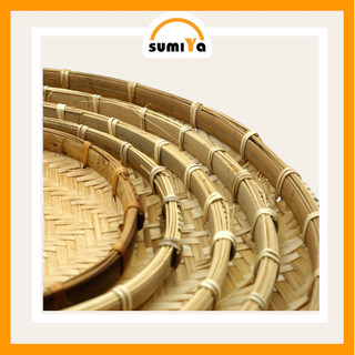 Mẹt tre, mẹt tre trang trí, dùng làm khay, để bánh kẹo, trái cây, thức ăn, decor - Sumiya