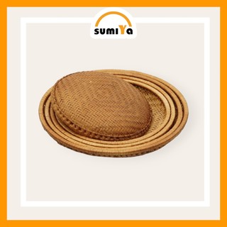 Mẹt tre hun khói nguyên liệu tự nhiên, dùng trang trí, trái cây, thức ăn - SUMIYA