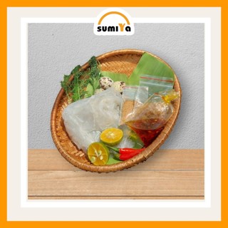 Mẹt tre hun khói nguyên liệu tự nhiên, dùng trang trí, trái cây, thức ăn - SUMIYA