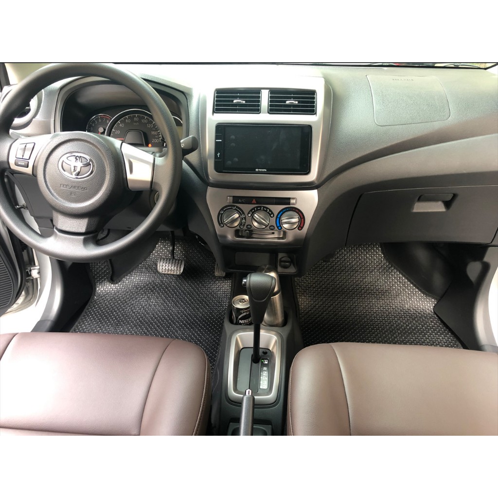 Thảm lót ô tô KATA cho xe Toyota Wigo (Tháng 3/2023-2025) - HB (5) - Khít với sàn, Chống trơn, Không mùi, Không ẩm m