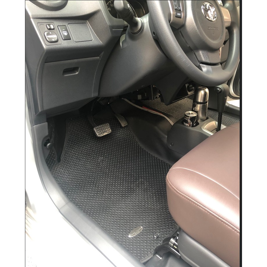 Thảm lót ô tô KATA cho xe Toyota Wigo (Tháng 3/2023-2025) - HB (5) - Khít với sàn, Chống trơn, Không mùi, Không ẩm m